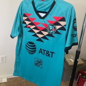 Club America Nike Teal and Black Dri-FIT Jersey